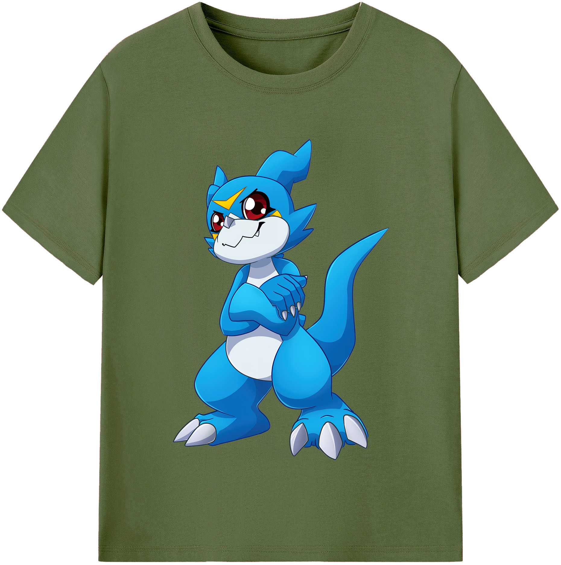 （画像用） Digimon デジタルモンスター/デジモン 綿100％半袖Tシャツ（フロントプリント）